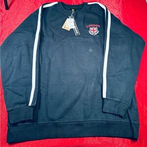 Mens Navy Blue Fivestar Tillys London Sweatshirt Navy Size Small NWT